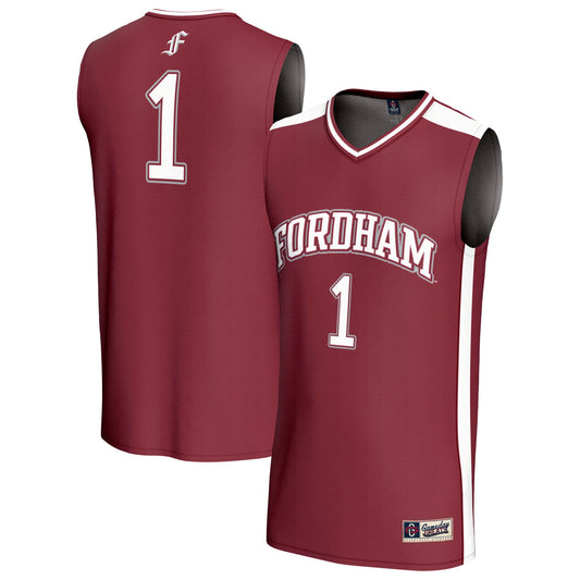#1 Fordham Rams GameDay Greats Unisex Lightweight Collegiate Basketball Fashion Jersey - Maroon | Stitched College Jersey TJS73901