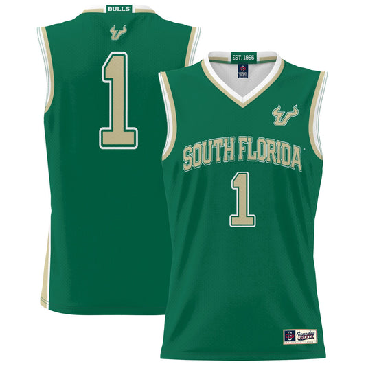 #1 South Florida Bulls GameDay Greats Unisex Lightweight Basketball Jersey - Green | Stitched College Jersey TJS74009
