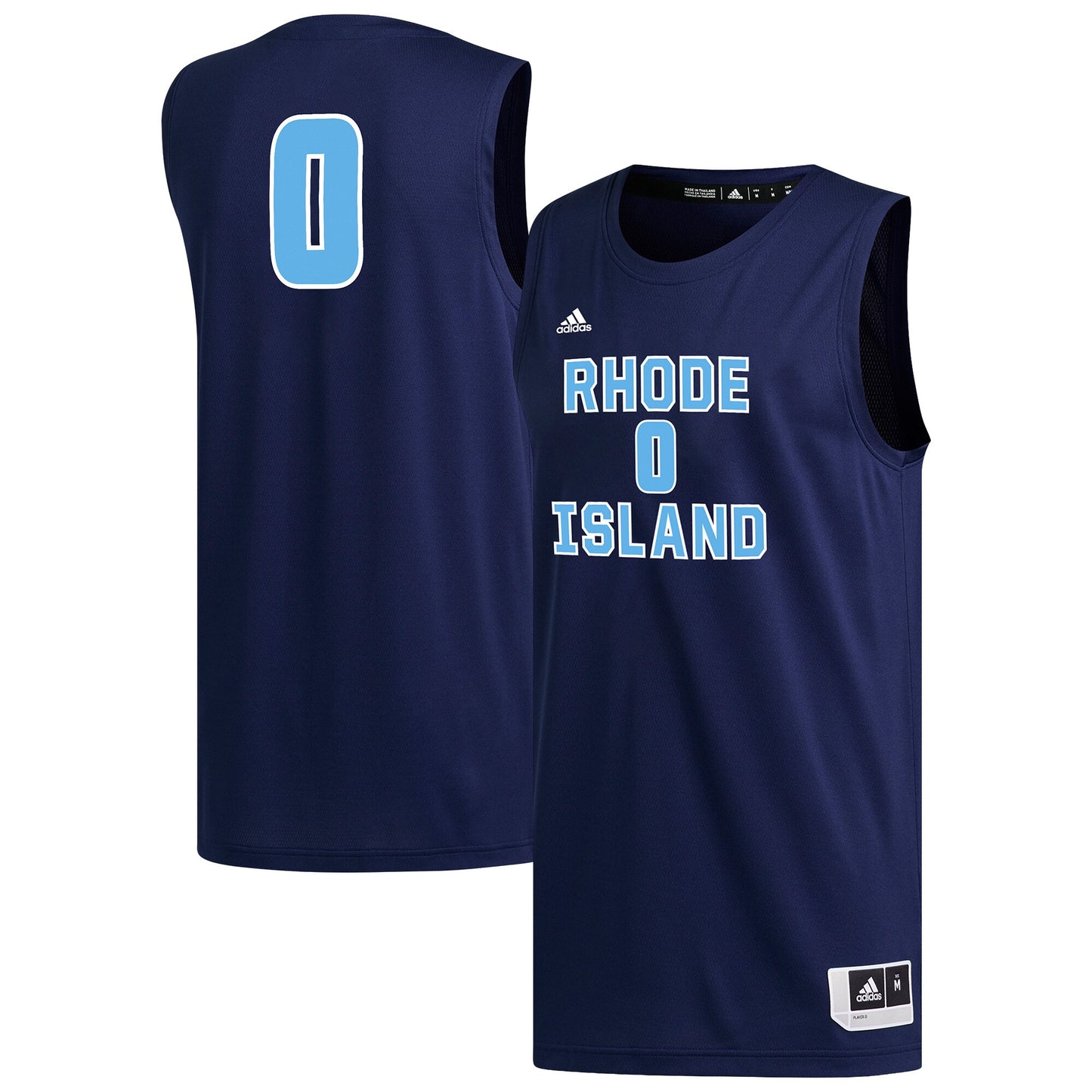 #0 Rhode Island Rams Replica Basketball Jersey - Navy | Stitched College Jersey TJS74003
