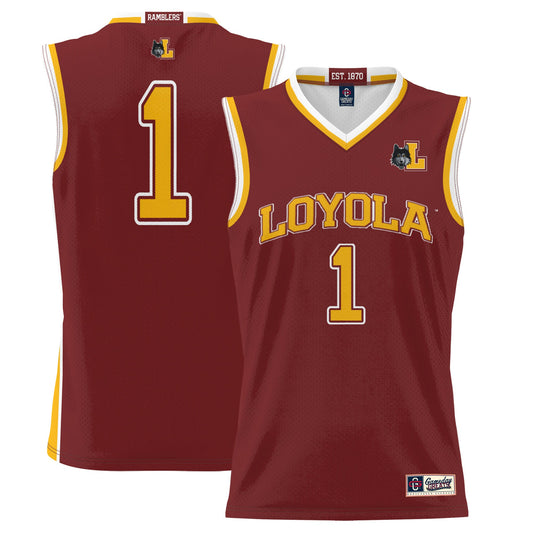 #1 Loyola Chicago Ramblers GameDay Greats Lightweight Basketball Jersey - Maroon | Stitched College Jersey TJS73651