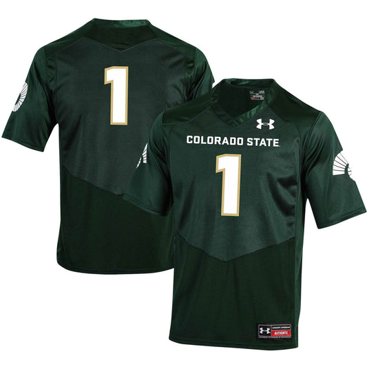 #1 Colorado State Rams Replica Football Jersey - Green | Stitched College Jersey TJS73874