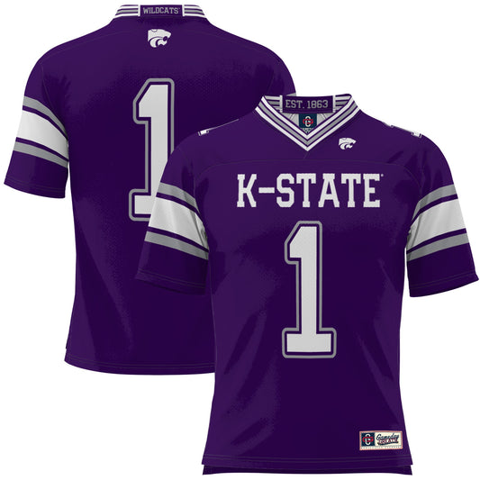 #1 Kansas State Wildcats GameDay Greats Football Jersey - Purple | Stitched College Jersey TJS74002