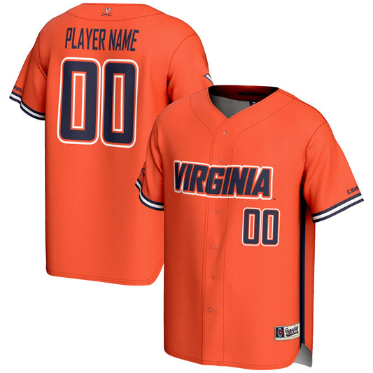 Virginia Cavaliers GameDay Greats Pick-A-Player Lightweight Baseball Jersey - Orange | Stitched College Jersey TJS73724