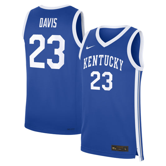 Anthony Davis Kentucky Wildcats Road Replica Basketball Jersey - Royal | Stitched College Jersey TJS73714