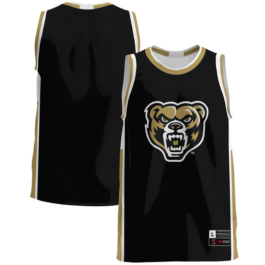 Oakland Golden Grizzlies GameDay Greats Lightweight Basketball Jersey - Black | Stitched College Jersey TJS73828