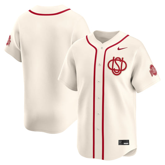 Ohio State Buckeyes Alternate Limited Baseball Jersey - Cream | Stitched College Jersey TJS73765