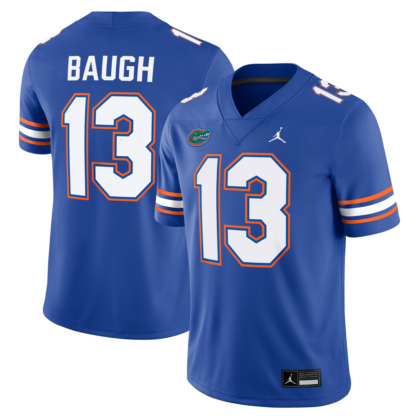 Jadan Baugh Florida Gators Game Football Jersey - Royal | Stitched College Jersey TJS73944