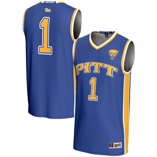 #1 Pitt Panthers GameDay Greats Lightweight Basketball Jersey - Royal | Stitched College Jersey TJS73801