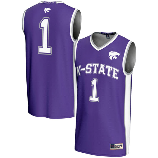 #1 Kansas State Wildcats GameDay Greats Unisex Lightweight Basketball Jersey - Purple | Stitched College Jersey TJS73976