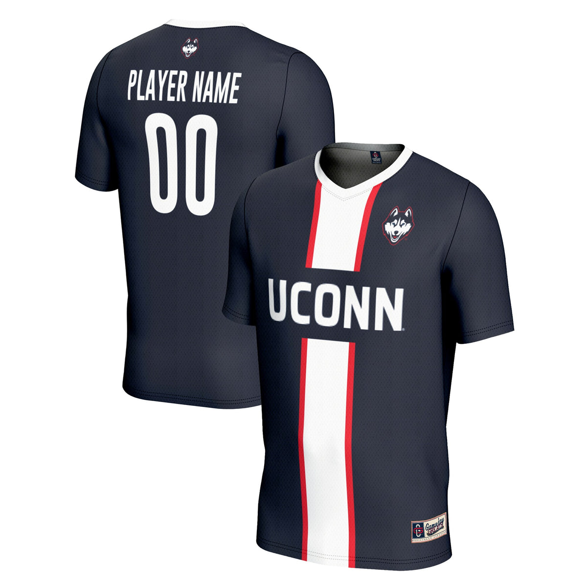 UConn Huskies GameDay Greats Unisex Pick-A-Player Lightweight Soccer Jersey - Navy | Stitched College Jersey TJS73984