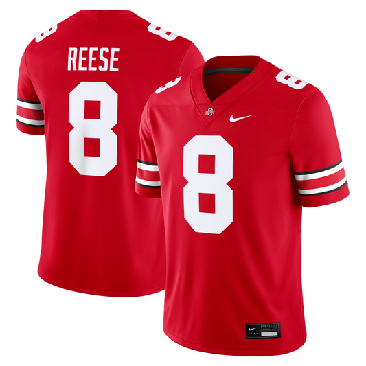 Arvell Reese Ohio State Buckeyes Game Jersey - Scarlet | Stitched College Jersey TJS73753