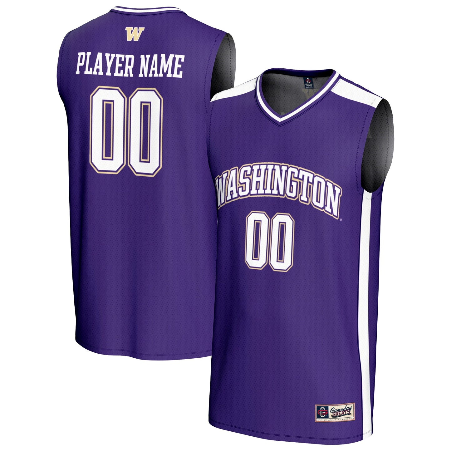 Washington Huskies GameDay Greats Pick-A-Player Lightweight Basketball Fashion Jersey - Purple | Stitched College Jersey TJS73906