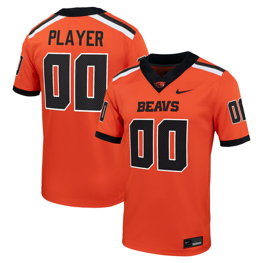 Oregon State Beavers Pick-A-Player Football Game Jersey - Orange | Stitched College Jersey TJS73687