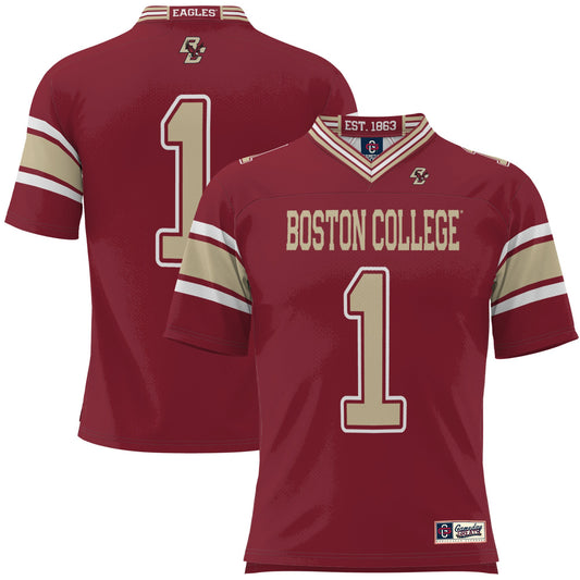 #1 Boston College Eagles GameDay Greats Football Jersey - Maroon | Stitched College Jersey TJS73999