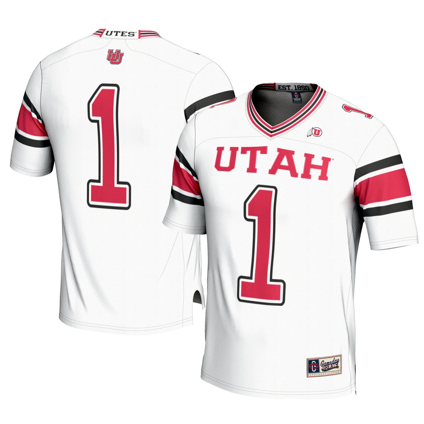 #1 Utah Utes GameDay Greats Football Jersey - Cardinal | Stitched College Jersey TJS73904