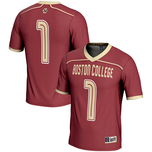 Boston College Eagles GameDay Greats #1 Lightweight Lacrosse Jersey - Maroon | Stitched College Jersey TJS73960