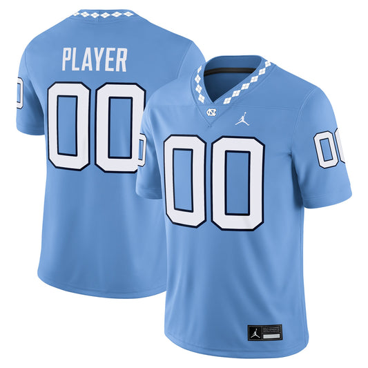 North Carolina Tar Heels Pick-A-Player Football Game Jersey - Carolina Blue | Stitched College Jersey TJS73736