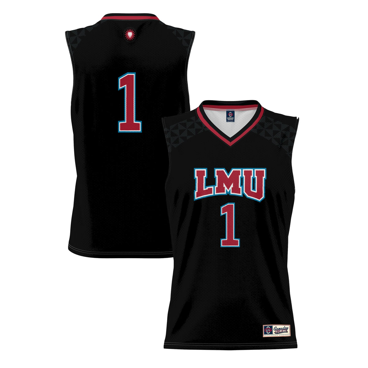 #1 Loyola Marymount Lions GameDay Greats Lightweight Basketball Jersey - Black | Stitched College Jersey TJS73852