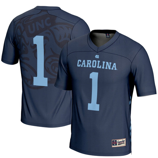 #1 North Carolina Tar Heels GameDay Greats Lightweight Men's Lacrosse Jersey - Navy | Stitched College Jersey TJS73786