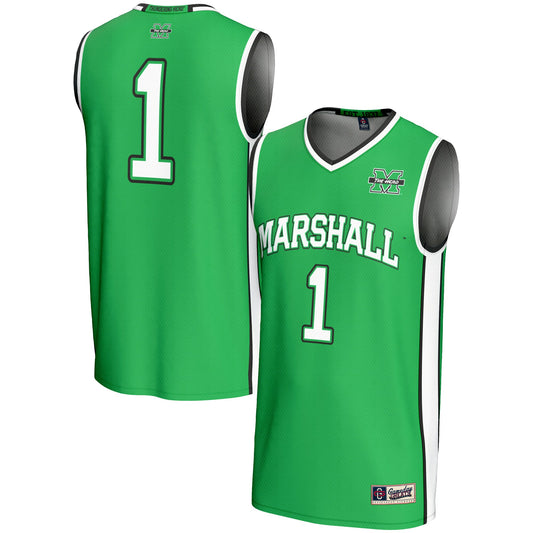 #1 Marshall Thundering Herd GameDay Greats Lightweight Basketball Fashion Jersey - Kelly Green | Stitched College Jersey TJS73826