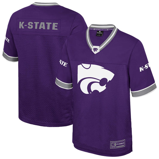 Kansas State Wildcats Colosseum Nothing But The Hits Football Jersey - Purple | Stitched College Jersey TJS73848