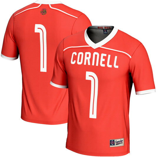 #1 Cornell Big Red GameDay Greats Lightweight Men's Lacrosse Jersey - Red | Stitched College Jersey TJS73716