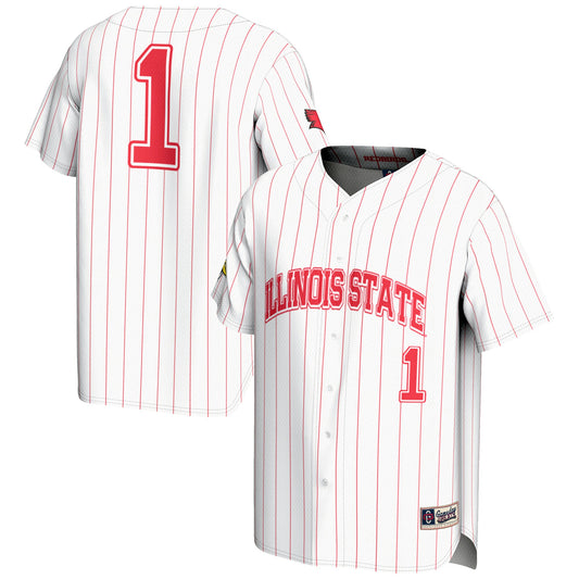 #1 Illinois State Redbirds GameDay Greats Lightweight Baseball Jersey - White | Stitched College Jersey TJS74037