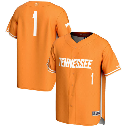 #1 Tennessee Volunteers GameDay Greats Lightweight Baseball Jersey - Tennessee Orange | Stitched College Jersey TJS74115