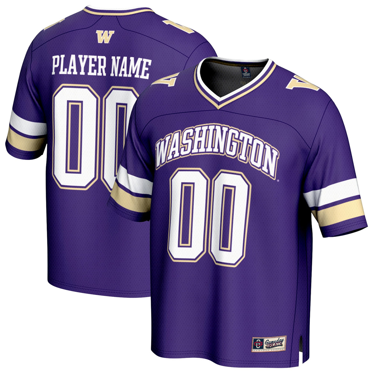 Washington Huskies GameDay Greats Unisex Pick-A-Player Football Fashion Jersey - Purple | Stitched College Jersey TJS74050