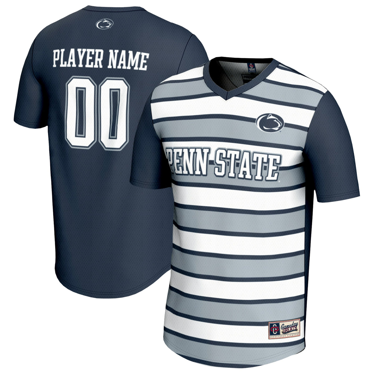 Penn State Nittany Lions GameDay Greats Unisex Pick-A-Player Collegiate Women's Soccer Lightweight Fashion Jersey - Navy | Stitched College Jersey TJS74173