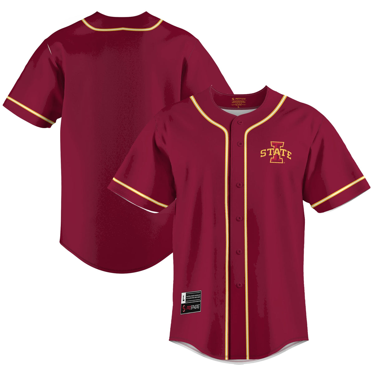 Iowa State Cyclones GameDay Greats Lightweight Baseball Jersey - Cardinal | Stitched College Jersey TJS74152