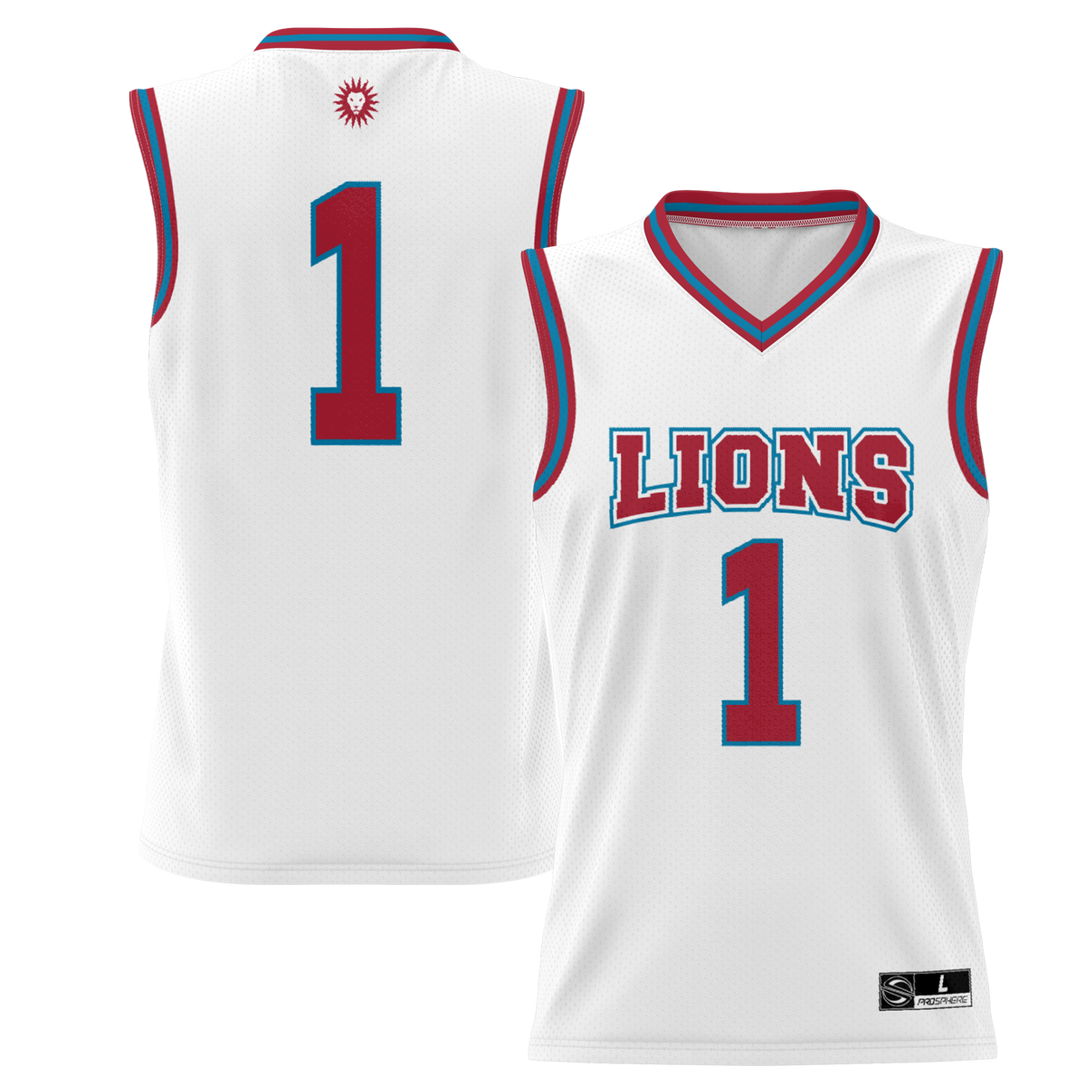 #1 Loyola Marymount Lions GameDay Greats Lightweight Basketball Jersey - White | Stitched College Jersey TJS74166