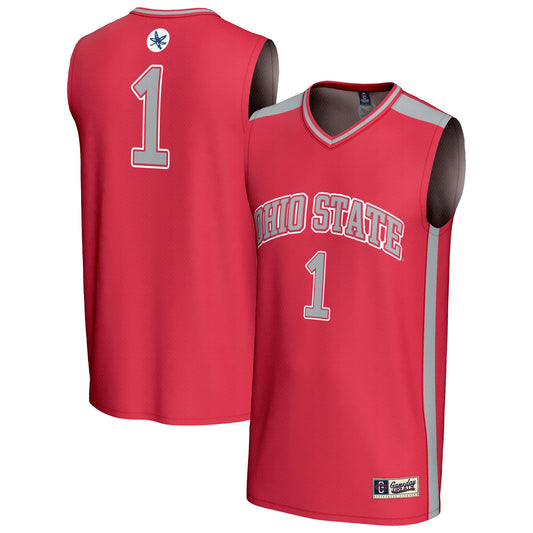#1 Ohio State Buckeyes GameDay Greats Unisex Lightweight Basketball Fashion Jersey - Scarlet | Stitched College Jersey TJS74300