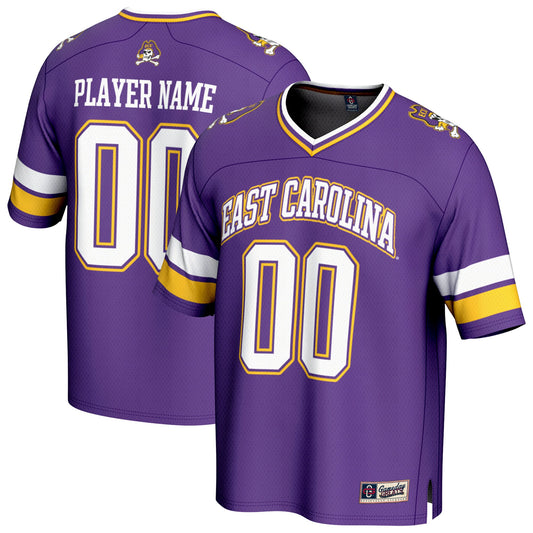 ECU Pirates GameDay Greats Unisex Pick-A-Player Football Fashion Jersey - Purple | Stitched College Jersey TJS74305