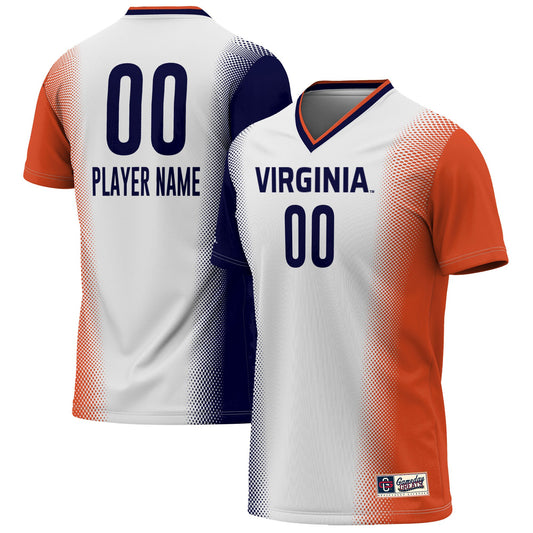 Virginia Cavaliers GameDay Greats Unisex Pick-A-Player Lightweight Soccer Jersey - White | Stitched College Jersey TJS74194