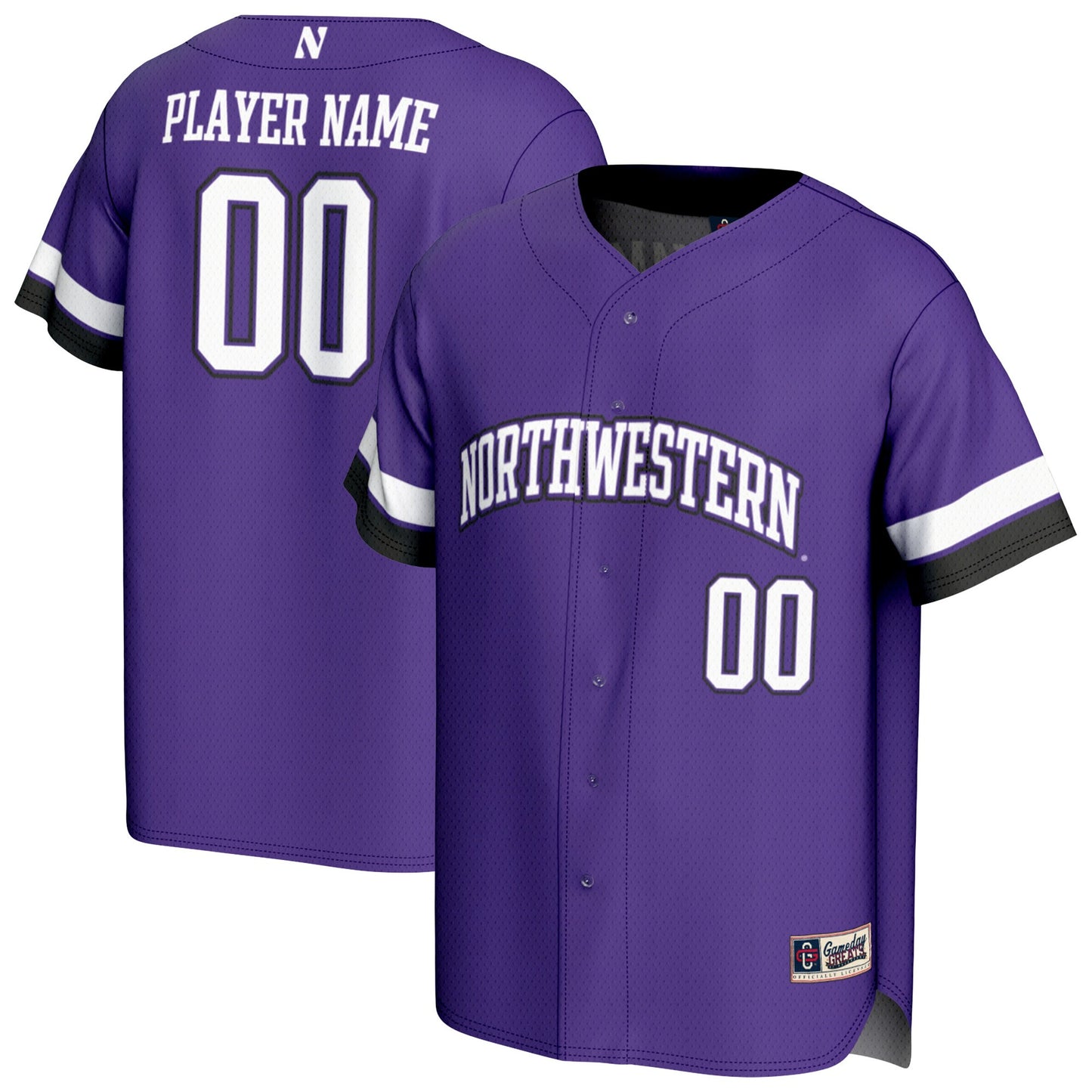 Northwestern Wildcats GameDay Greats Unisex Personalized Collegiate Baseball Fashion Jersey - Purple | Stitched College Jersey TJS74318