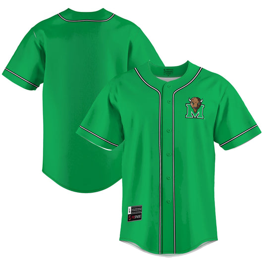 Marshall Thundering Herd GameDay Greats Lightweight Baseball Jersey - Green | Stitched College Jersey TJS74142