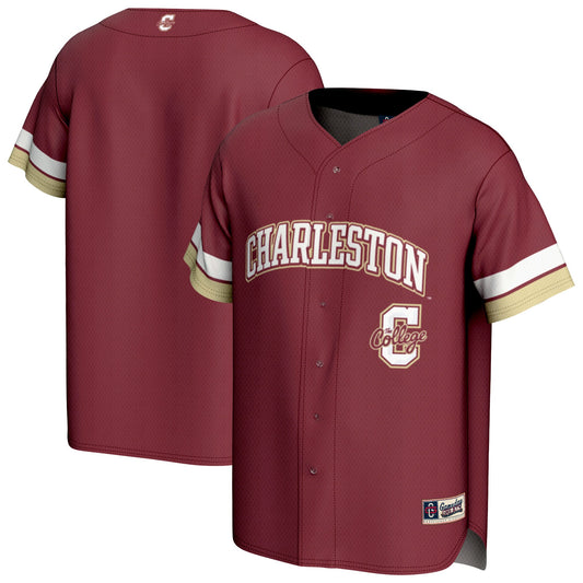 Charleston Cougars GameDay Greats Unisex Spirit Baseball Jersey - Maroon | Stitched College Jersey TJS74254