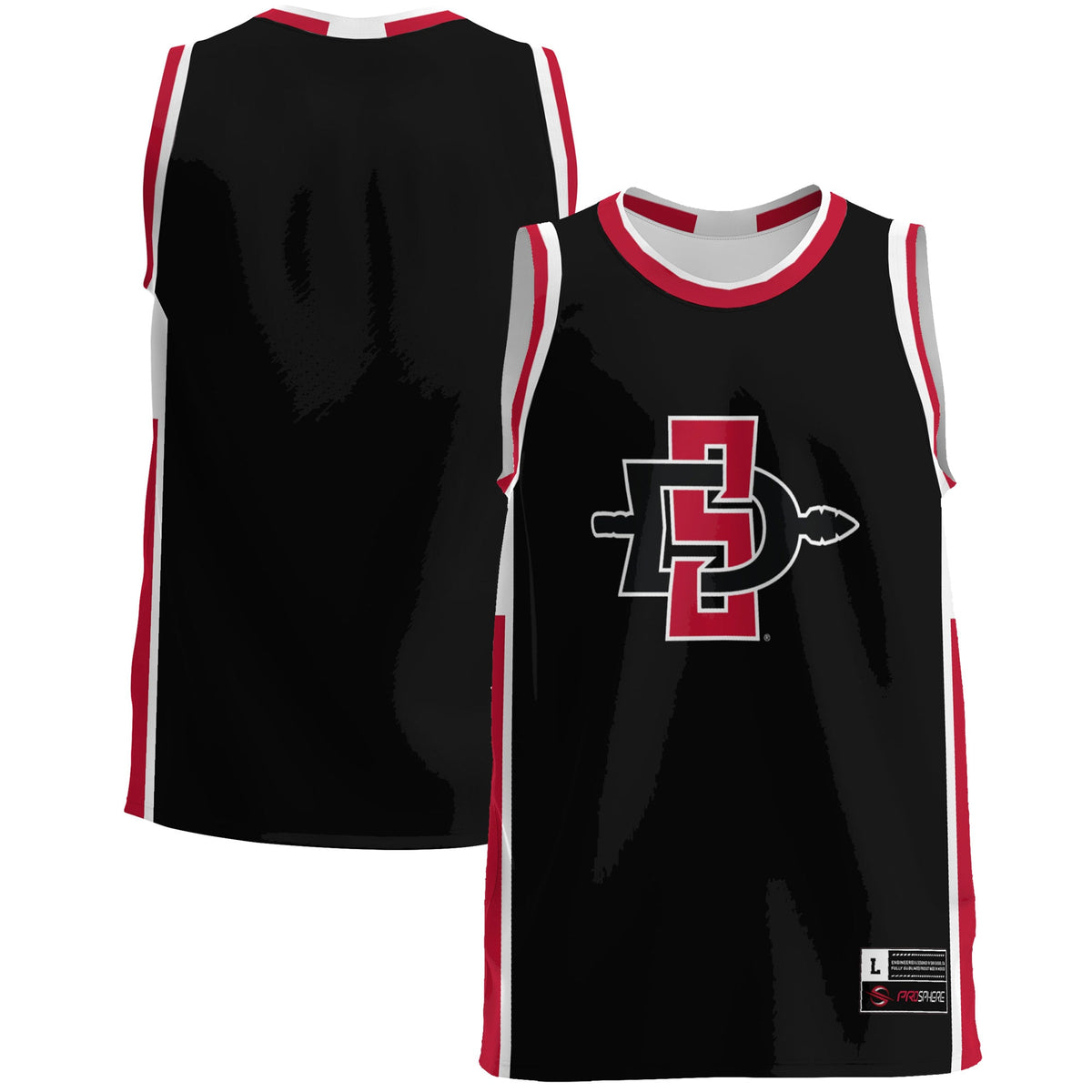 San Diego State Aztecs GameDay Greats Lightweight Basketball Jersey - Black | Stitched College Jersey TJS74225