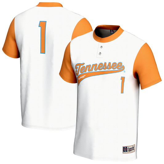 Tennessee Volunteers GameDay Greats Unisex Softball Fashion Jersey - White | Stitched College Jersey TJS74131