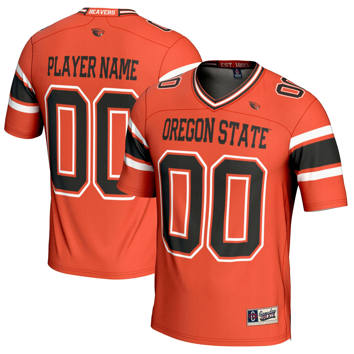 Oregon State Beavers GameDay Greats Pick-A-Player Football Jersey - Orange | Stitched College Jersey TJS74527