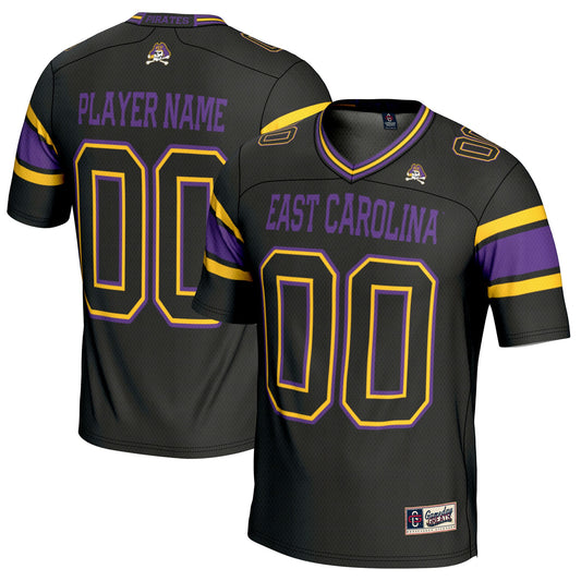 ECU Pirates GameDay Greats Pick-A-Player Football Jersey - Black | Stitched College Jersey TJS74403