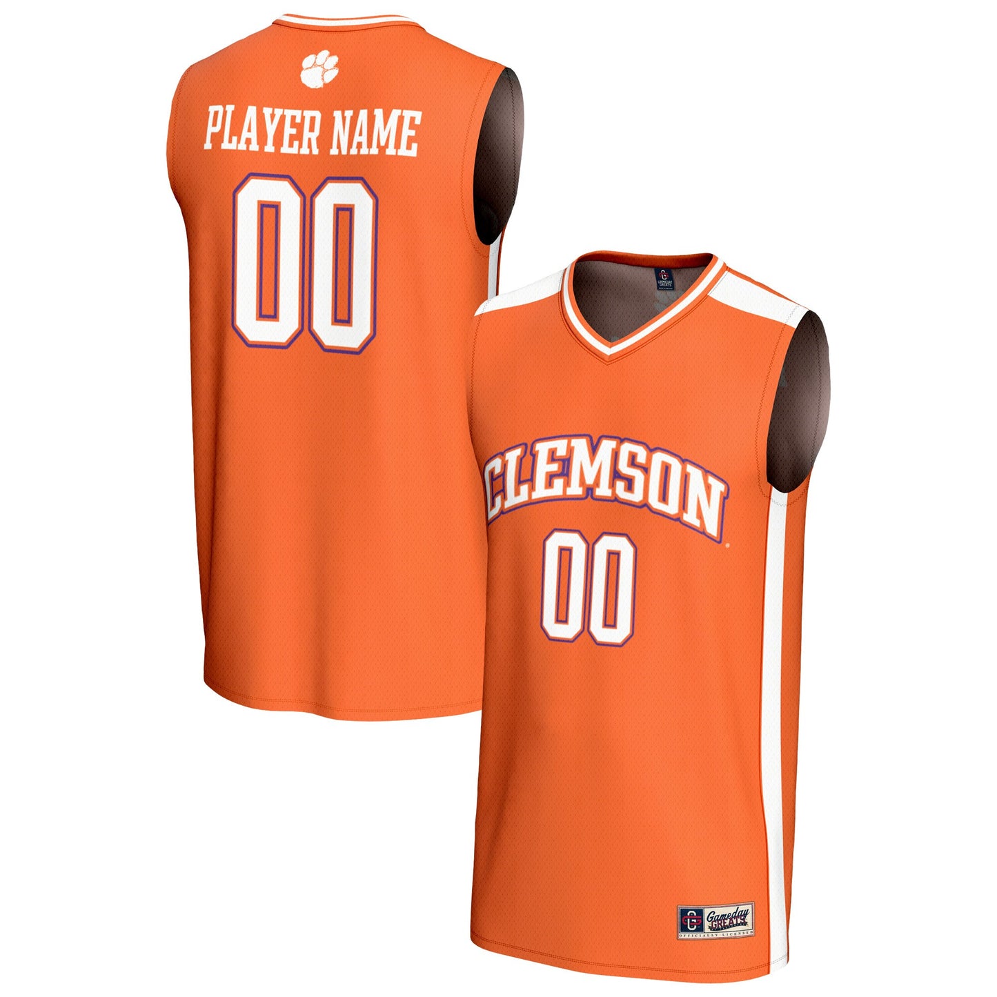 Clemson Tigers GameDay Greats Unisex Pick-A-Player Lightweight Women's Basketball Fashion Jersey - Orange | Stitched College Jersey TJS74394