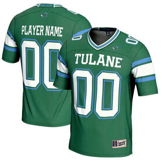 Tulane Green Wave GameDay Greats Pick-A-Player Football Jersey - Green | Stitched College Jersey TJS74345