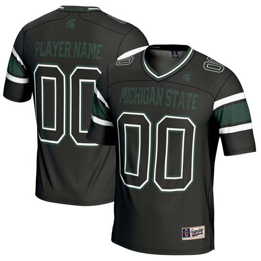 Michigan State Spartans GameDay Greats Pick-A-Player Football Jersey - Black | Stitched College Jersey TJS74358