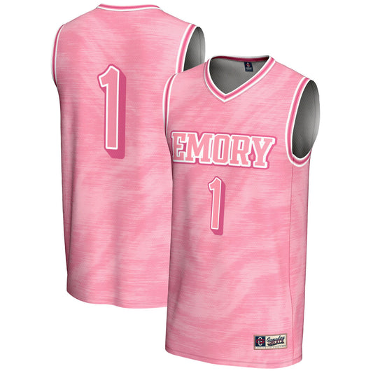 #1 Emory Eagles GameDay Greats Unisex Lightweight Basketball Jersey - Pink | Stitched College Jersey TJS74446