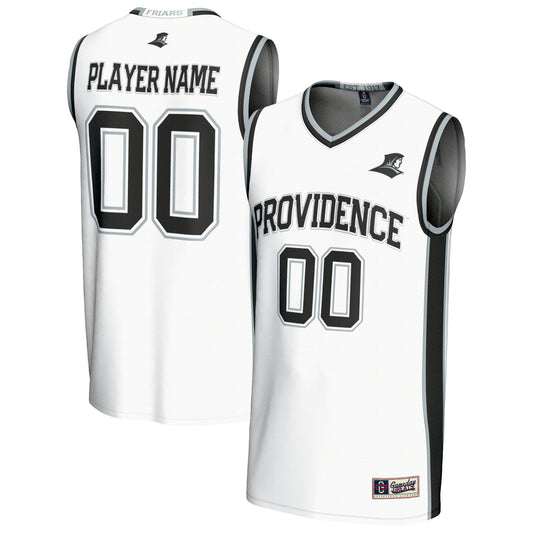 Providence Friars GameDay Greats Unisex Lightweight Collegiate Men's Basketball Pick-A-Player Fashion Jersey - White | Stitched College Jersey TJS74604
