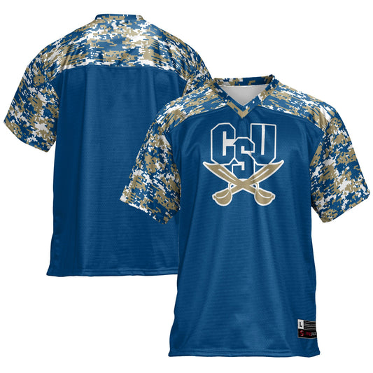 Charleston Southern Buccaneers GameDay Greats Football Jersey - Blue | Stitched College Jersey TJS74367