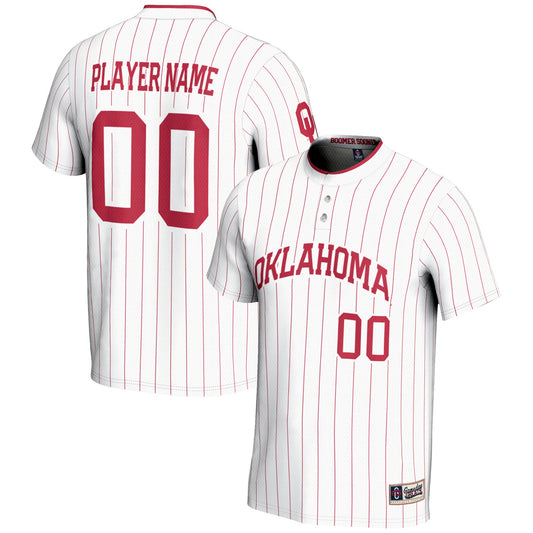 Oklahoma Sooners GameDay Greats Pick-A-Player Lightweight Softball Jersey - White | Stitched College Jersey TJS74576