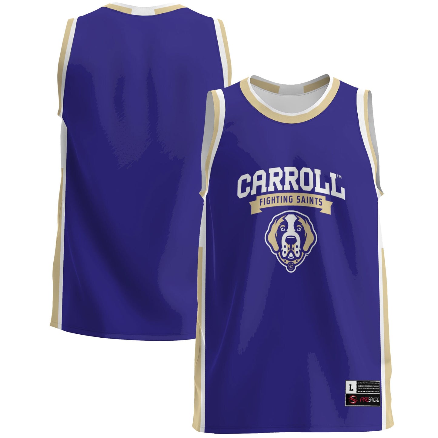 Carroll College Fighting Saints GameDay Greats Lightweight Basketball Jersey - Purple | Stitched College Jersey TJS74434